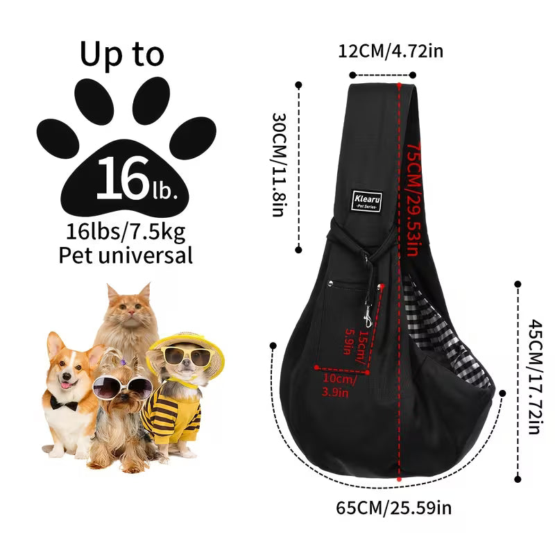 Bolso bandolera para perros