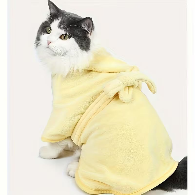 Bata de baño para perros y gatos