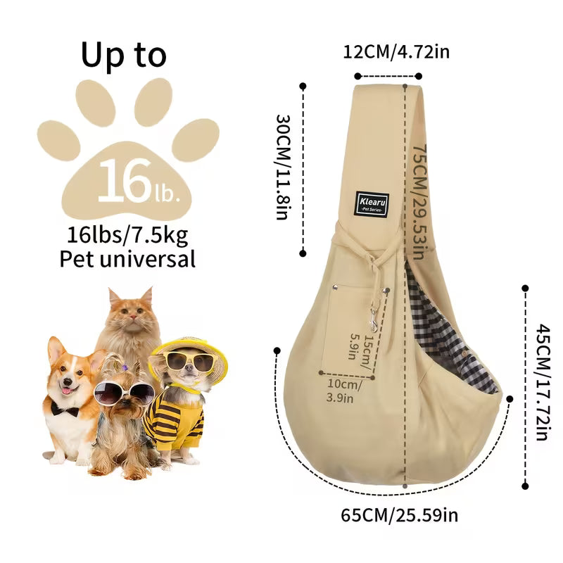 Bolso bandolera para perros