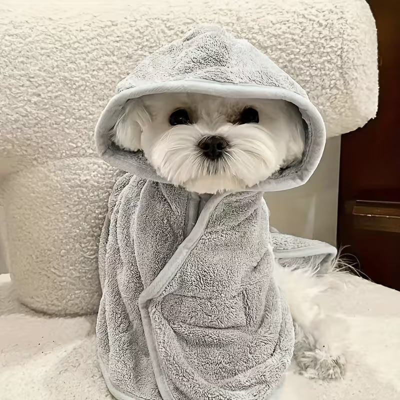 Bata de baño para perros y gatos